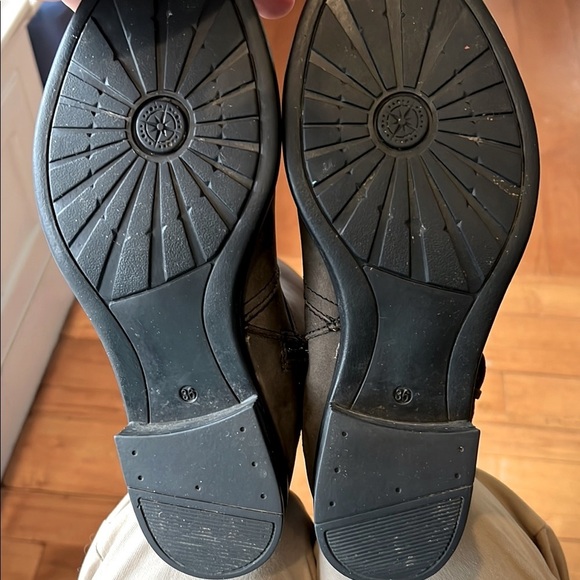 Bussola Trapani Tulsa Silk Nubuck Brown Knee High Riding Boots Size 36 US 6-6.5 - Picture 7 of 8